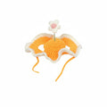 Bonnet fleur en crochet pour chat
