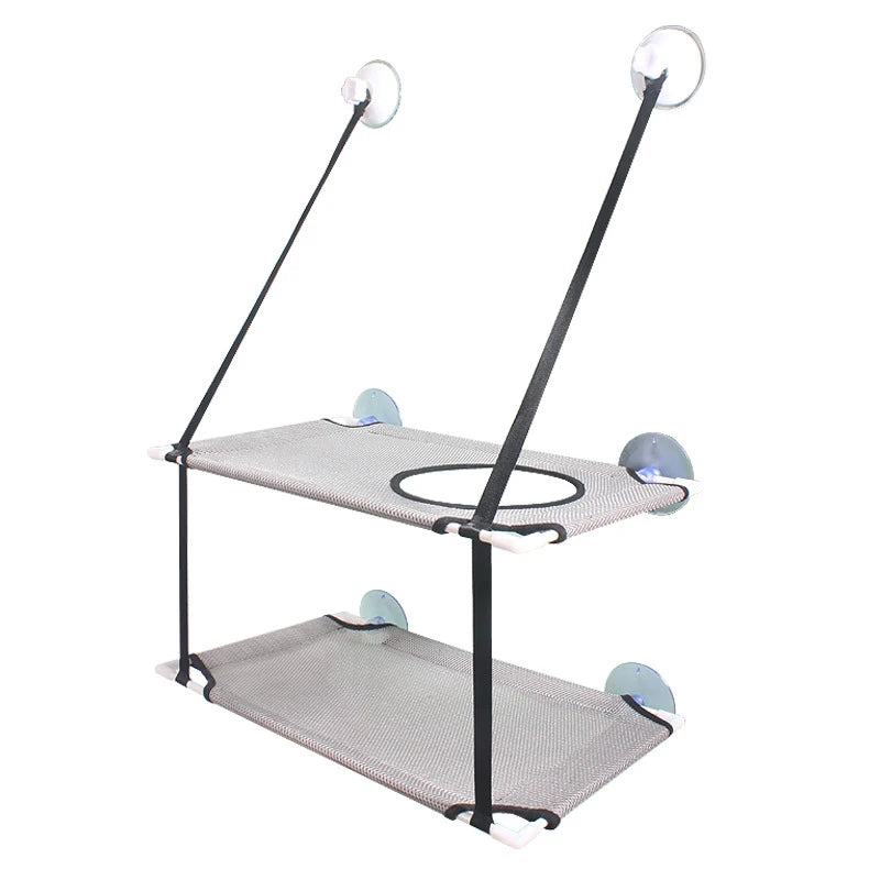 Hamac de fenêtre motif poisson pour chat
