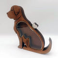 Boîte souvenir personnalisée pour chien, Bois gravé au prénom