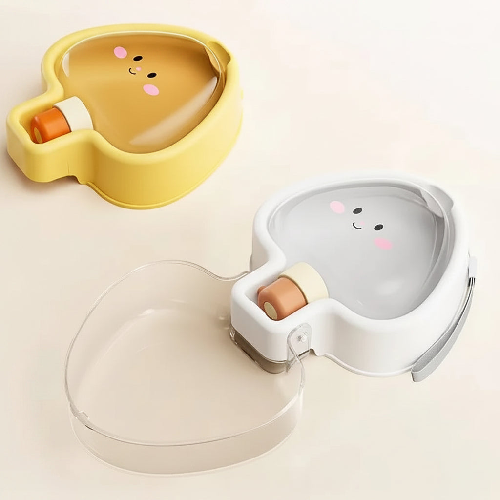 Fontaine d'extérieur pliable pour chien et chat Gourde 2-en-1