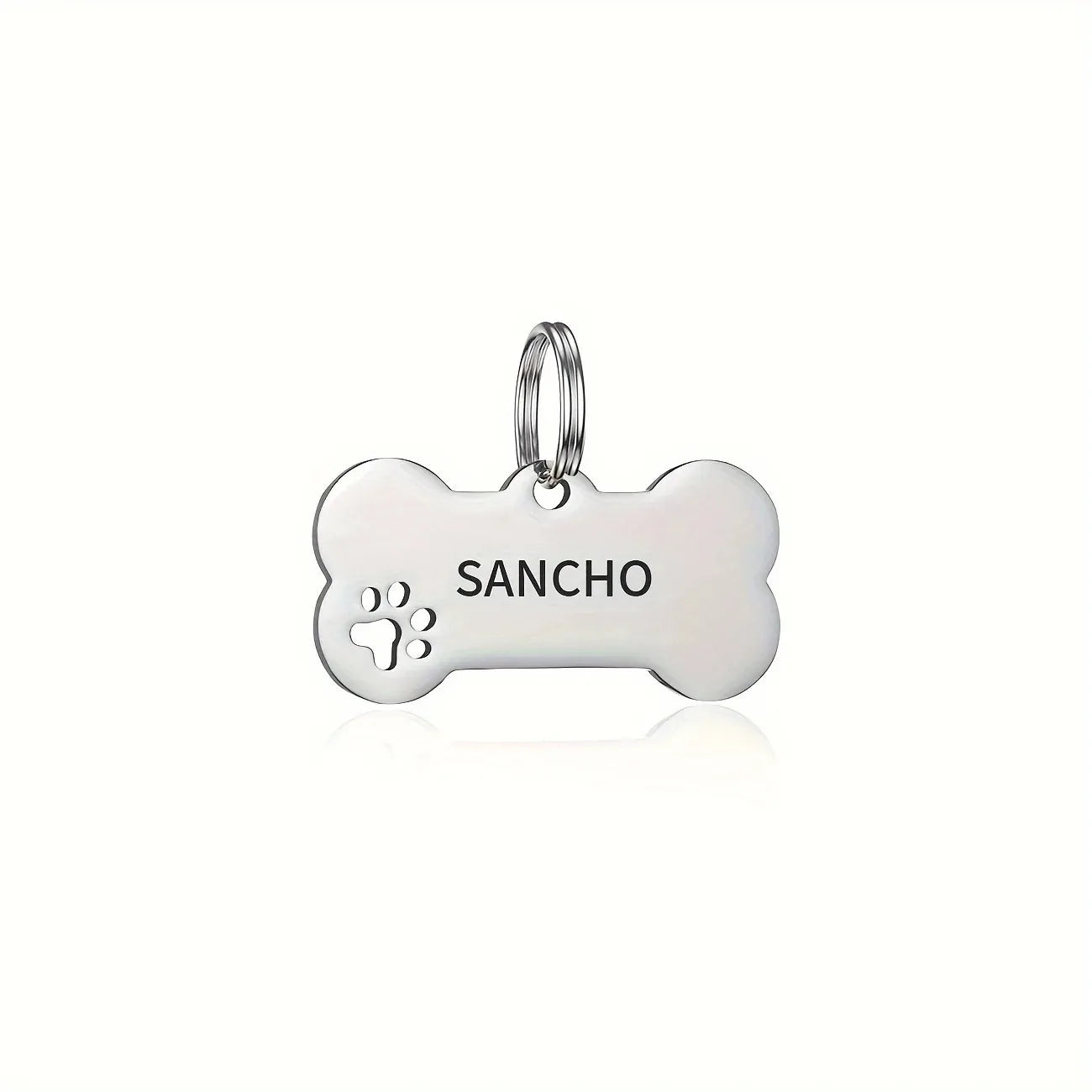 Médaille d'identification coloris noir pour chien